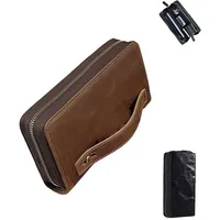 ZDOUXUAN Belluvi Tasche for Herren, Belluvi Tasche for Herren, Belluvi Tasche for Herren Luxus, Belluvi Tasche for Herren Leder(Brown)
