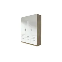 Rauch Kleiderschrank Celle ¦ holzfarben ¦ Maße (cm): B: 136 H: 197 T: 54.0