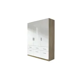 Rauch Kleiderschrank Celle ¦ holzfarben ¦ Maße (cm): B: 136 H: 197 T: 54.0