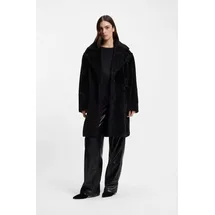 Boss Regular Fit Teddy-Mantel mit großen Taschen Modell 'CATEDY', Black, 42
