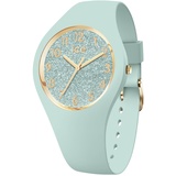 ICE-Watch Ice Glitter Quiet Tide - Blaue Damenuhr mit Plastikarmband - 022571 (Small)