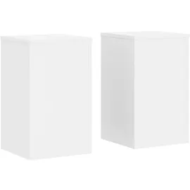 vidaXL Pflanzenständer 30 x 30 x 50 cm Weiß