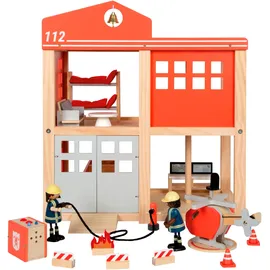 Small Foot Company Puppenhaus Große Feuerwache mehrfarbig 12703