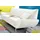 Home Affaire 3-Sitzer HOME AFFAIRE "Saltare elegant & komfortabel, toller Designfuß, bequem, Breite 205cm", weiß (altweiß), B:205cm H:78cm T:82cm, Kunstleder SOFTLUX;Luxus-Microfaser ALCAZAR (100% Polyester);Feinstruktur (100% Polyester), Sofas