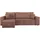 Mirjan24 Eckcouch Cord 5-Sitzer Rosa