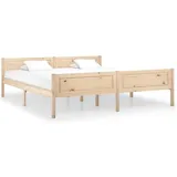 vidaXL Massivholzbett 180 x 200 cm Brown