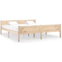 vidaXL Massivholzbett 180 x 200 cm Brown