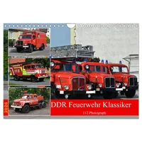 Calvendo DDR Feuerwehr Klassiker (Wandkalender 2026 DIN A4 quer),