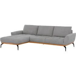 Ecksofa EXXPO - SOFA FASHION "NICEA, erstklassiger Sitzkomfort, tolle Detailverarbeitung", grau, B:264cm H:87cm T:171cm, Sofas, In hochwertiger Verarbeitung und ergonomische Sitzposition