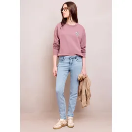 street one studio STREET ONE STUDIO, Damen, Gr. 26, Länge 30, ultra bleach wash, Jeans, 85% Baumwolle, 9% Polyester, 4% Elastomultiester, 2% Elasthan, unifarben, normal, Jeans, 5-Pocket-Style