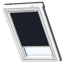 VELUX Verdunkelungsrollo Uni Dunkelblau 1100, M04 1100K (Farbe: - 1100K, Farbe Schiene: Standard