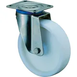 BS Rollen Lenkrolle HS100.B14, mit Platte, Durchmesser 125, B 45mm, 700kg, Kunststoff