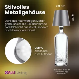 AddLiving Tischlampe Grau