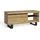SKRAUT HOME Naturale Lowboard 120 x 40 x 53 cm Eiche/Schwarz Melamin