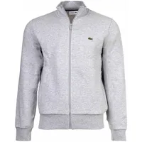 Lacoste Herren Sweatjacke mit Stehkragen - Zipper, aufgerautes Fleece,