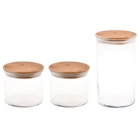 Neuetischkultur Vorratsglas-Set 3-tlg. rund Melis neuetischkultur - Transparent