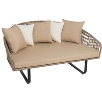 Polyrattan Lounge Gartenmöbel Couch Sofa Sitzgruppe 3-Sitzer Outdoor & Indoor