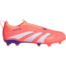 adidas Predator League Laceless FG/MG Kinder Signal Coral/Ftwr White/Beam Orange 28