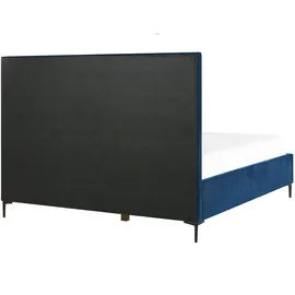 Beliani Sezanne 140 x 200 cm Blau