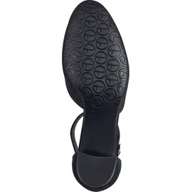 TAMARIS Comfort Damen Pumps mit Riemen aus Leder Elegant, Blau 37 EU