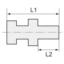 Riegler Gerade Einschraubverschraubung R3/8 Rohr-Ø15 ES 1.4571 (112384-ES)