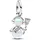 Pandora Schillernder Schneemann Silber 792981C01