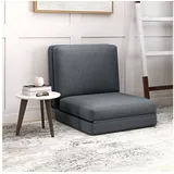 Homcom Bodensofa Polyester 3-in-1 Klappbar Dunkelgrau