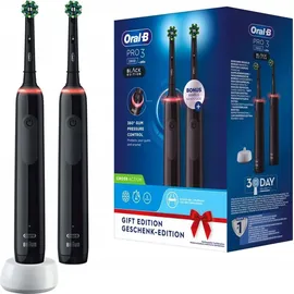 Oral-B Pro 3 3900 + 2. Handstück Black Edition