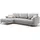 creation by rolf benz Eckcouch Chenille L-Form 3-Sitzer Beige