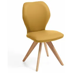 Stuhl Colorado Leder Gelb Senf