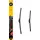 Connect Wischer U06 Kit Aus in Deutschland Hergestellten Flachbalkenwischern Für Optimale Wischleistung 600mm/450mm Vorne 2er-Set