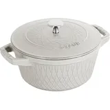 Staub Cocotte Twister 20cm weißer trüffel 2.2l (1023187)