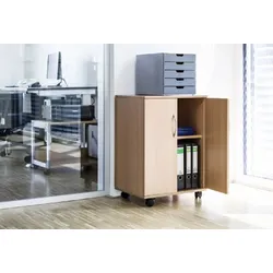1 x Multifunktionswagen COFFEEPOINT, Farbe: buche,