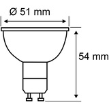 Paulmann LED Reflektor GU10 5.7W 2700K Chrom matt