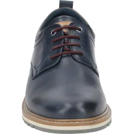 PIKOLINOS Herren Schnürschuh Leder Halbschuh sportlich elegant Berna M8J-4183, Größe:41 EU, Farbe:Blau - Blau - 41