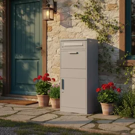 Zelsius Paketbriefkasten RAL9007 Grau