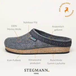 Stegmann Clogs Filz grau
