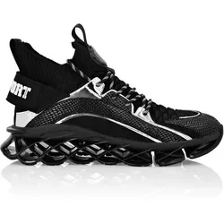 PLEIN SPORT Herren Halbschuhe TIGER, Schwarz, 42