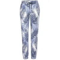 LASCANA Sweatpants Damen blau gemustert Gr.32/34