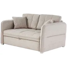 Jockenhöfer Schlafsofa Polyester 2-Sitzer Grau