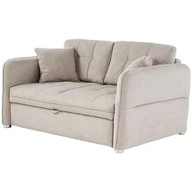 Jockenhöfer Schlafsofa Polyester 2-Sitzer Grau