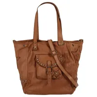 Samantha Look Shopper, echt Leder, Made in Italy, braun