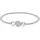 FIRETTI Armband "Schmuck Geschenk Silber 925 Armschmuck Armkette Kugelkette", silber (silberfarben, kristallweiß, kristallweiß), Armbänder, Damen, 18cm, Silber 925 (Sterlingsilber) Silikon, Silber 925 (Sterlingsilber), Silikon, Armband, mit Zirkonia (synth.)