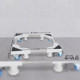 CLP Waschmaschinen-Untergestell Libby weiß