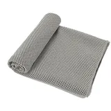 Coonoor Reisehandtuch Mikrofaser Handtuch - kompakte Microfaser Handtücher, (schnelltrocknend, leicht, Badetuch, Fitness, Sauna), als Sporthandtuch, Reisehandtuch, Strandtuch grau