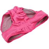 Hundewindeln für Hündinnen, Waschbar Schutzhose Hundewindeln Robuste und Wiederverwendbare Hund Hygieneunterhose aus Baumwolle mit Magictape für Weibliche Haustiere Hunde Welpen(rosa M)