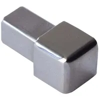 Dalsys Endstück für Fliesenschiene Quadratprofil Edelstahl Poliert 8mm, Fliesenprofil