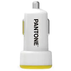 PANTONE Auto Ladegerät gelb 2.1A   einfach unterwegs aufladen   Gesamtleistung 2,1 A