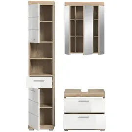 xonox.home Badezimmer-Set Lambada 3-tlg. Eiche
