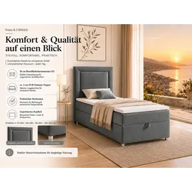 Best For Home Trinity K3 100 x 200 cm Grau